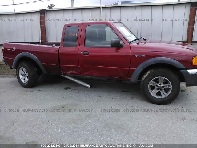 1FTZR45E15PA74146 - 2005 FORD RANGER SUPER CAB RED photo 6
