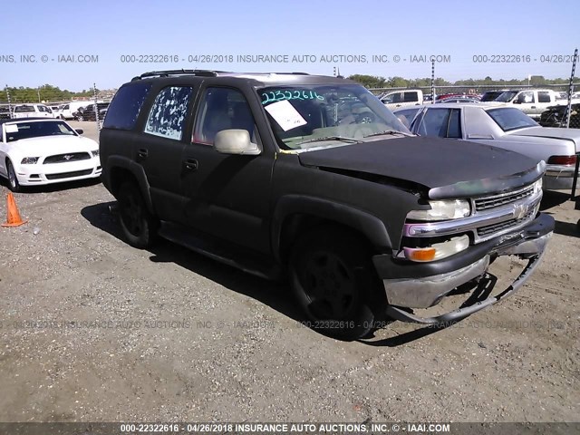 1GNEC13Z04J311870 - 2004 CHEVROLET TAHOE C1500 BLACK photo 1