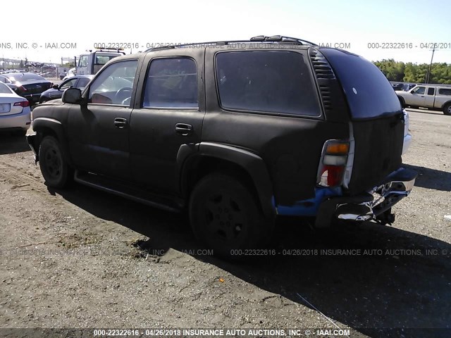 1GNEC13Z04J311870 - 2004 CHEVROLET TAHOE C1500 BLACK photo 3