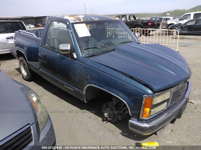 1GTDC14Z8NZ512633 - 1992 GMC SIERRA C1500 Light Blue photo 1