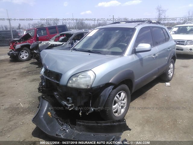 KM8JN12D46U440571 - 2006 HYUNDAI TUCSON GLS/LIMITED 浅蓝色 照片 2
