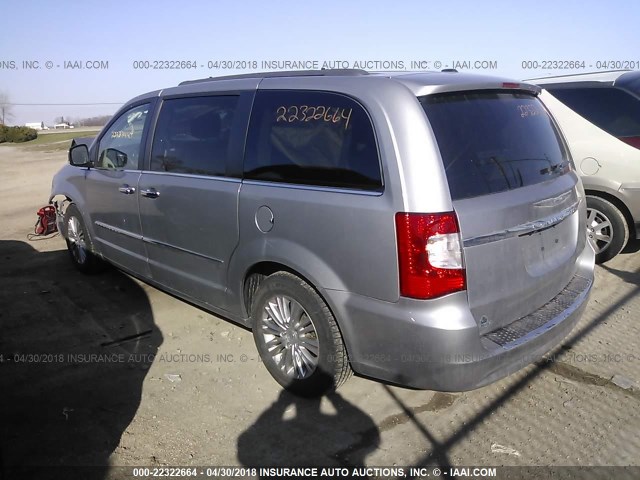 2C4RC1CG1FR583903 - 2015 CHRYSLER TOWN & COUNTRY TOURING L SILVER photo 3