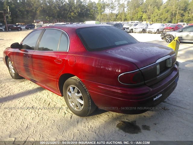 1G4HR54K13U234223 - 2003 BUICK LESABRE LIMITED RED photo 3