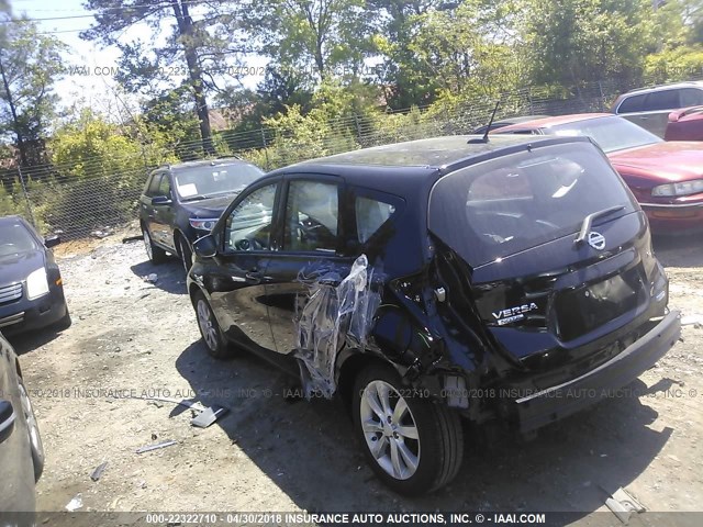 3N1CE2CP0GL393310 - 2016 NISSAN VERSA NOTE S/S PLUS/SV/SL/SR BLACK photo 3