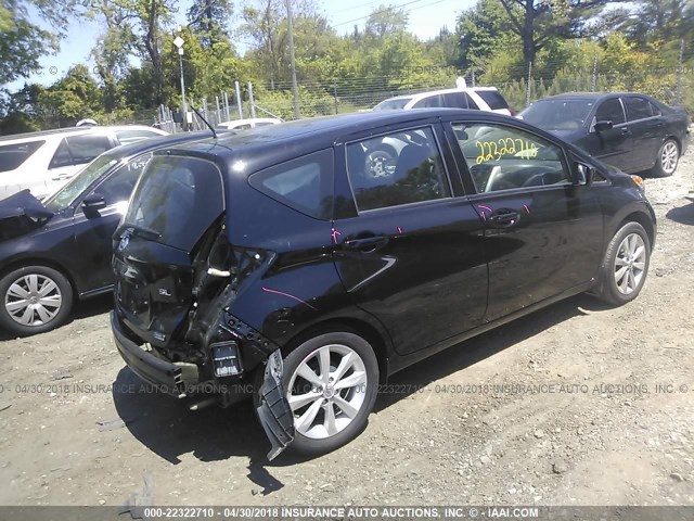 3N1CE2CP0GL393310 - 2016 NISSAN VERSA NOTE S/S PLUS/SV/SL/SR BLACK photo 4