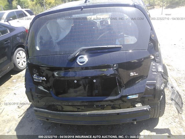 3N1CE2CP0GL393310 - 2016 NISSAN VERSA NOTE S/S PLUS/SV/SL/SR BLACK photo 6