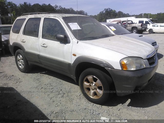 4F2YU09112KM46930 - 2002 MAZDA TRIBUTE LX/ES WHITE photo 1