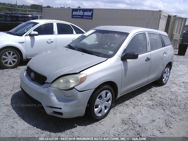 2T1KR32E73C068766 - 2003 TOYOTA COROLLA MATRIX XR SILVER photo 2