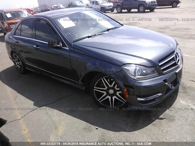 WDDGF8AB8EA940744 - 2014 MERCEDES-BENZ C 300 4MATIC GRAY photo 6