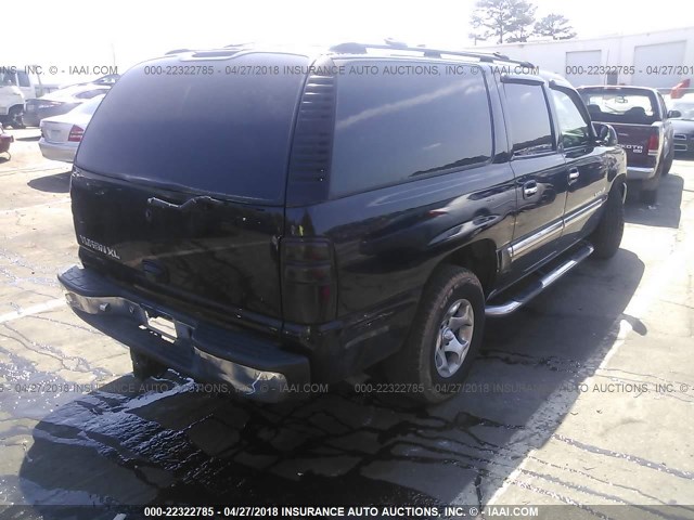 3GKEC16TX1G241702 - 2001 GMC YUKON XL C1500 BLACK photo 4