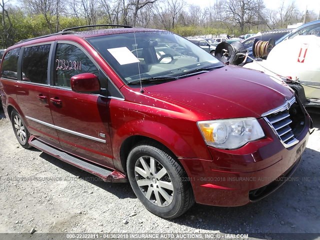 2A8HR54119R648032 - 2009 CHRYSLER TOWN & COUNTRY TOURING MAROON photo 1