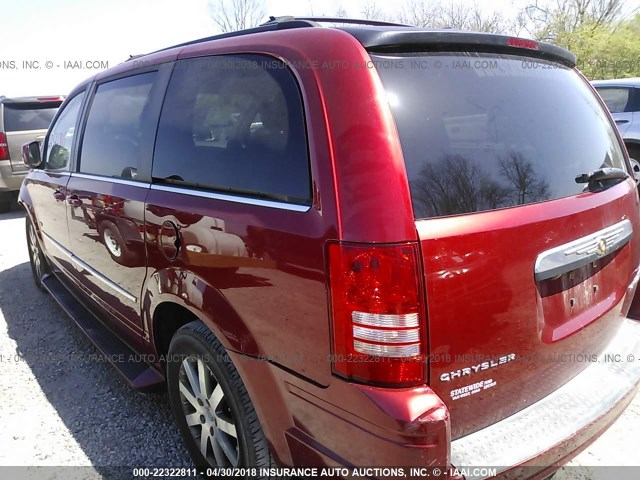 2A8HR54119R648032 - 2009 CHRYSLER TOWN & COUNTRY TOURING MAROON photo 3