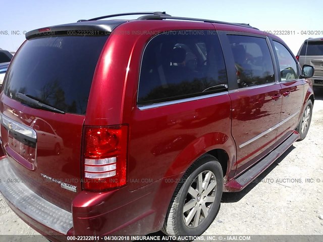 2A8HR54119R648032 - 2009 CHRYSLER TOWN & COUNTRY TOURING MAROON photo 4