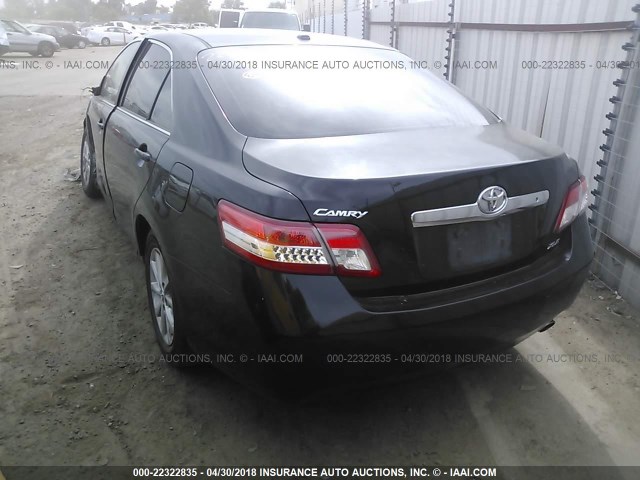 4T4BF3EK9AR070434 - 2010 TOYOTA CAMRY SE/LE/XLE 黑色 照片 3