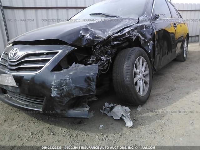 4T4BF3EK9AR070434 - 2010 TOYOTA CAMRY SE/LE/XLE 黑色 照片 6