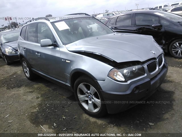 WBXPA93404WC30385 - 2004 BMW X3 3.0I SILVER photo 1