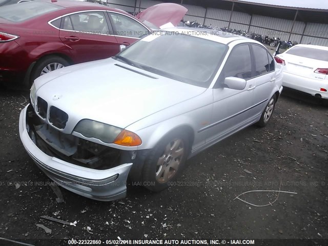 WBAAM3330XCA84913 - 1999 BMW 323 I AUTOMATIC SILVER photo 2