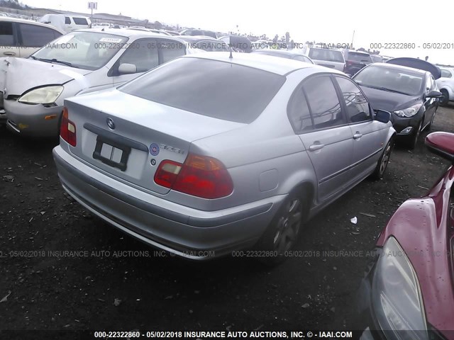 WBAAM3330XCA84913 - 1999 BMW 323 I AUTOMATIC SILVER photo 4