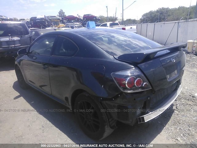 JTKDE167080263641 - 2008 TOYOTA SCION TC 灰色 照片 3