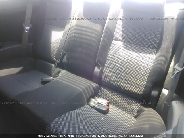 JTKDE167080263641 - 2008 TOYOTA SCION TC 灰色 照片 8