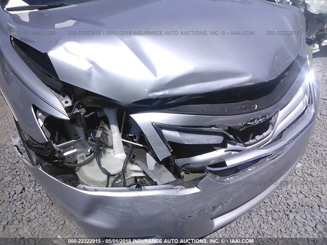4T1BF3EK8AU016732 - 2010 TOYOTA CAMRY SE/LE/XLE SILVER photo 6
