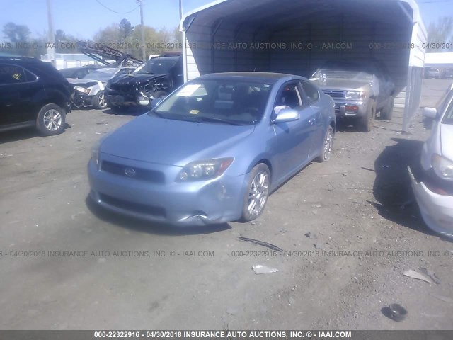 JTKDE167880223601 - 2008 TOYOTA SCION TC 浅蓝色 照片 2