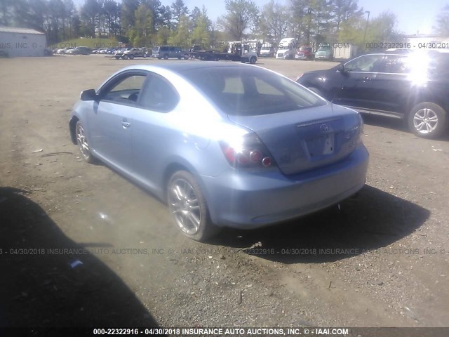 JTKDE167880223601 - 2008 TOYOTA SCION TC 浅蓝色 照片 3