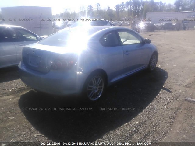 JTKDE167880223601 - 2008 TOYOTA SCION TC 浅蓝色 照片 4