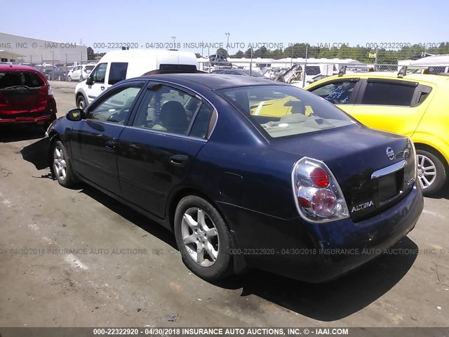 1N4AL11D96C131475 - 2006 NISSAN ALTIMA S/SL BLUE photo 3