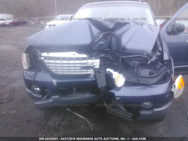 1FMZU73K23UB72282 - 2003 FORD EXPLORER XLT/XLT SPORT/NBX BLUE photo 6