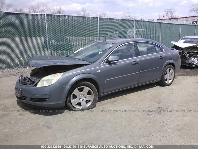 1G8ZS57N87F288819 - 2007 SATURN AURA XE GRAY photo 2