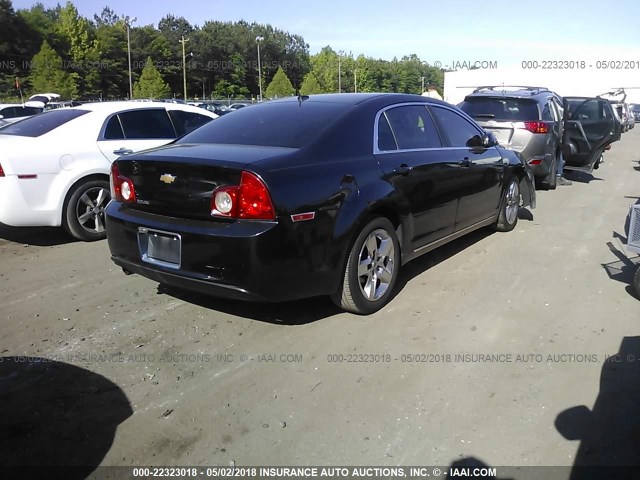 1G1ZH57B99F171840 - 2009 CHEVROLET MALIBU 1LT 黑色 照片 4
