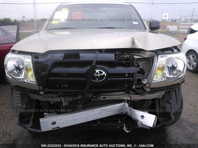 3TMJU62N37M049141 - 2007 TOYOTA TACOMA DOUBLE CAB PRERUNNER GOLD photo 6