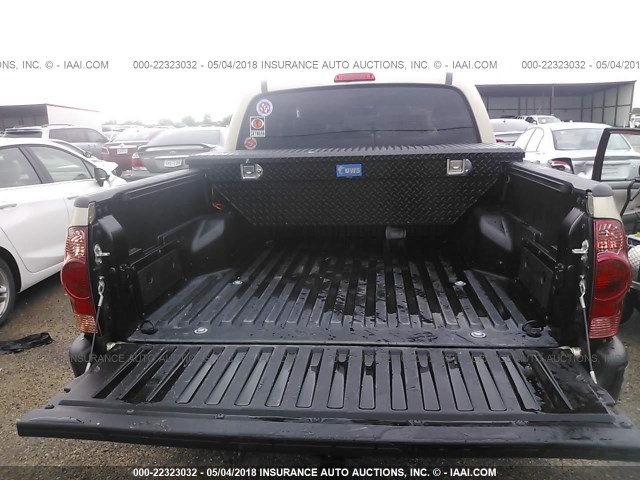 3TMJU62N37M049141 - 2007 TOYOTA TACOMA DOUBLE CAB PRERUNNER GOLD photo 8
