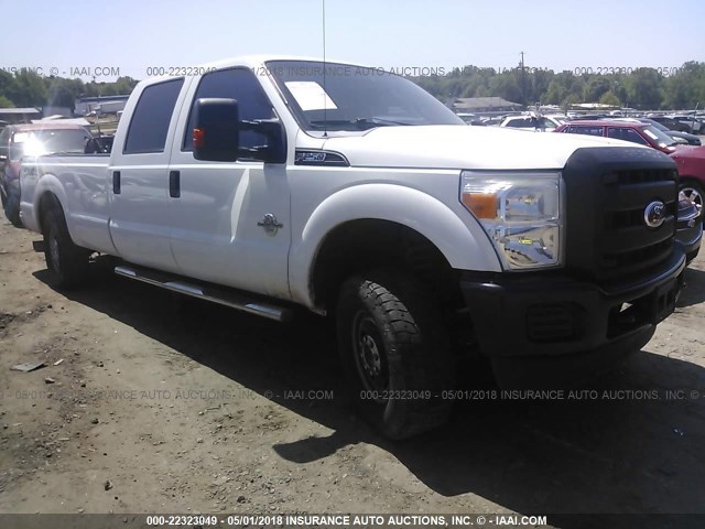 1FT7W2BT8BED03632 - 2011 FORD F250 SUPER DUTY WHITE photo 1