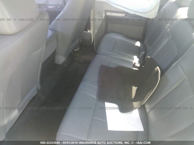 1FT7W2BT8BED03632 - 2011 FORD F250 SUPER DUTY WHITE photo 8