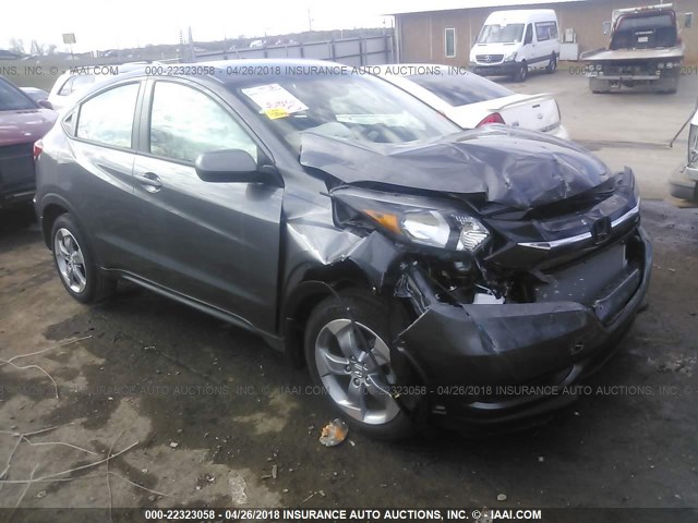 3CZRU6H33HG706202 - 2017 HONDA HR-V LX GRAY photo 1