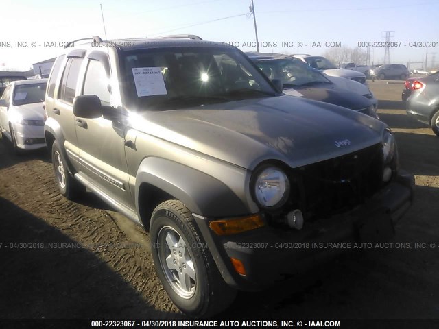 1J4GL48K66W206491 - 2006 JEEP LIBERTY SPORT 香槟色 照片 1