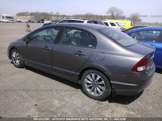 1HGFA16939L004947 - 2009 HONDA CIVIC EXL Boz foto 3