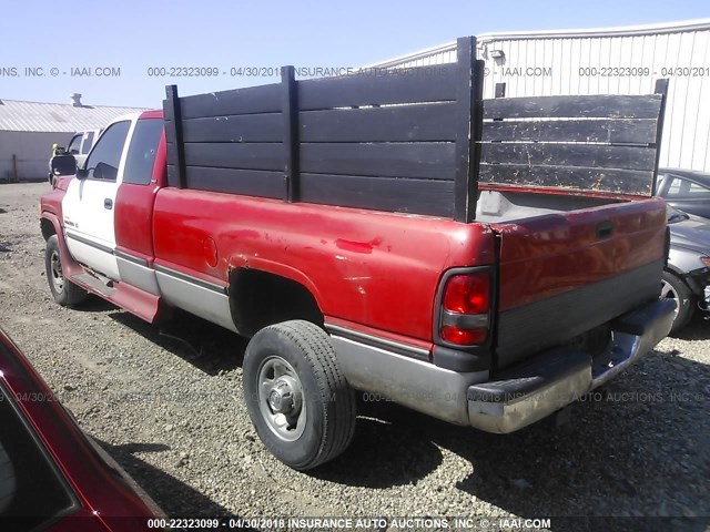 1B7KF23W2TJ127348 - 1996 DODGE RAM 2500 RED photo 3