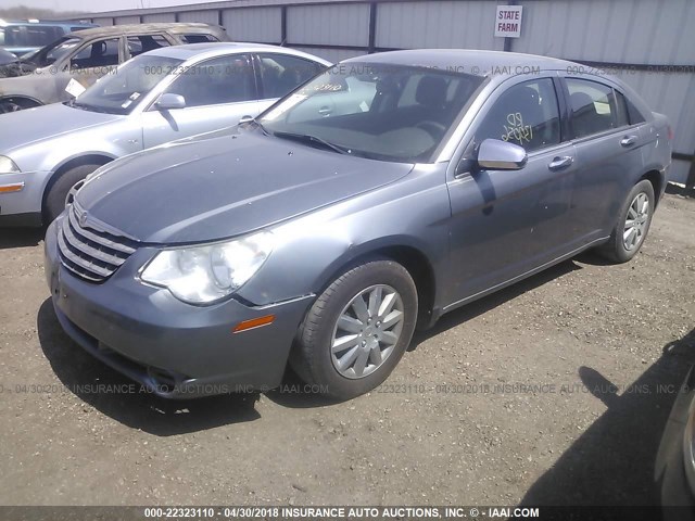 1C3CC4FB1AN148591 - 2010 CHRYSLER SEBRING TOURING SILVER photo 2