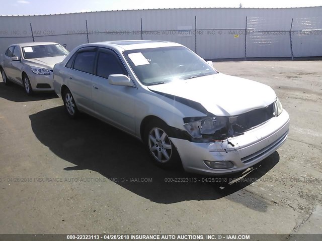 4T1BF28B0YU076911 - 2000 TOYOTA AVALON XL/XLS SILVER photo 1