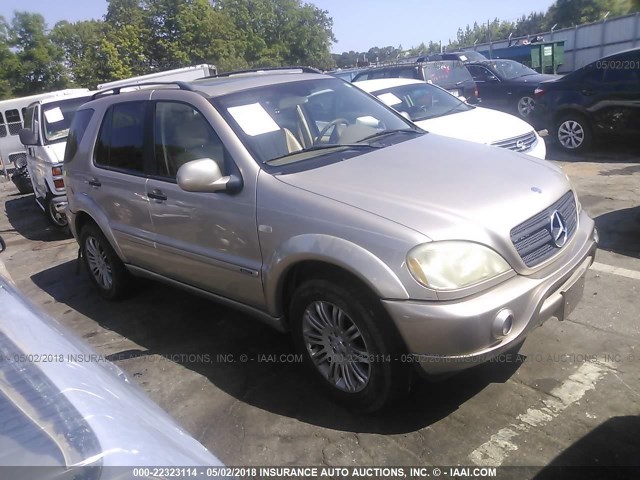 4JGAB54E11A283727 - 2001 MERCEDES-BENZ ML 320 GOLD photo 1