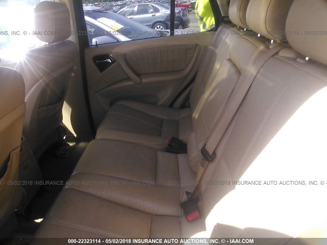 4JGAB54E11A283727 - 2001 MERCEDES-BENZ ML 320 GOLD photo 8