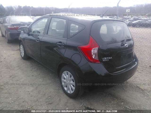 3N1CE2CPXFL372754 - 2015 NISSAN VERSA NOTE S/S PLUS/SV/SL/SR BLACK photo 3