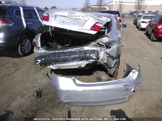 4T1BE46K47U069492 - 2007 TOYOTA CAMRY NEW GENERAT CE/LE/XLE/SE SILVER photo 6