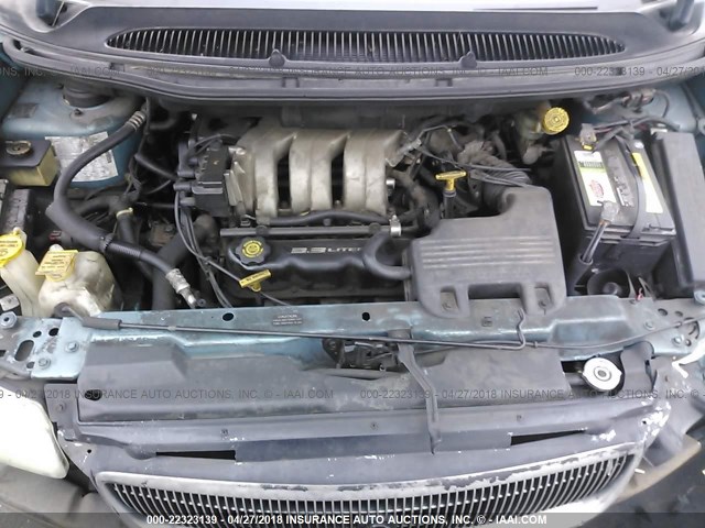 1C4GP55RXTB120606 - 1996 CHRYSLER TOWN & COUNTRY LX BLUE photo 10