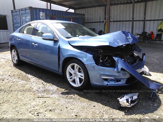 YV140MFKXF2355458 - 2015 VOLVO S60 PREMIER BLUE photo 1