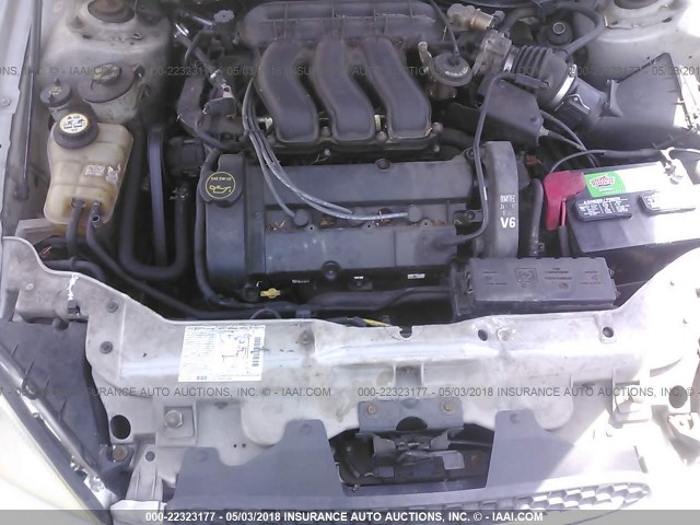 1FAFP55S03G245573 - 2003 FORD TAURUS SES GRAY photo 10