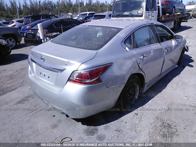 1N4AL3AP1FC449337 - 2015 NISSAN ALTIMA 2.5/S/SV/SL SILVER photo 4